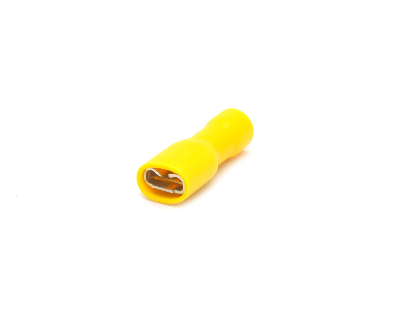 Terminal Faston Fêmea Isolado 12 10 AWG 2 6 a 6mm² Amarelo FE1210 1TI