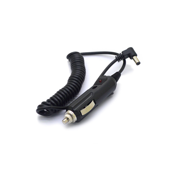 Plug Acendedor Automotivo com Cabo de 2m e Plug DC 90° 5.5x2.5mm - JL32019B