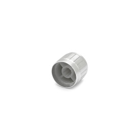 Knob de Alumínio para Potenciômetro de Eixo Estriado - B21x17 - Cromado