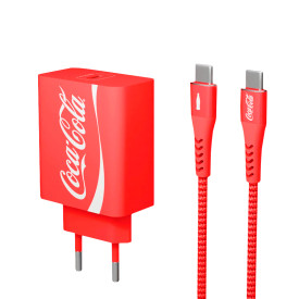 Carregador Coca-Cola - PD Charger com 1 Saída USB-C PD 20W - 2189