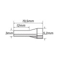 Terminal Tubular Ilhós Isolado 12 AWG 4mm²  Cinza - ES10400-1 - Eletro Service