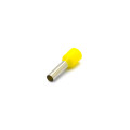 Terminal Tubular Ilhós Isolado 10 AWG 6mm² Amarelo - ES8600-1 - Eletro Service