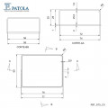 Caixa Plástica PBT-075 - Patola