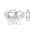Chave Micro Switch com 2 Terminais 16A/250V - KW11-7-1
