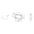 Chave Micro Switch com Alavanca de 27mm SPDT Liga-(Liga) 10A 125/250Vac - MSW-04 - Jietong